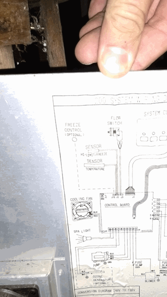 iloc error code on old Coleman/Balboa Portable Hot Tubs & Spas Pool