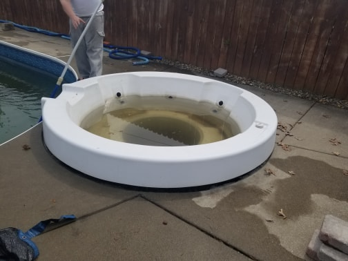 pools popping out of the ground