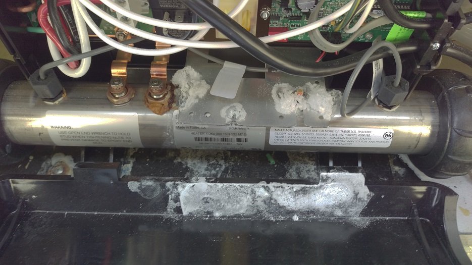 Heater failure due to chemistry? Hot Tub Water Chemistry Pool and