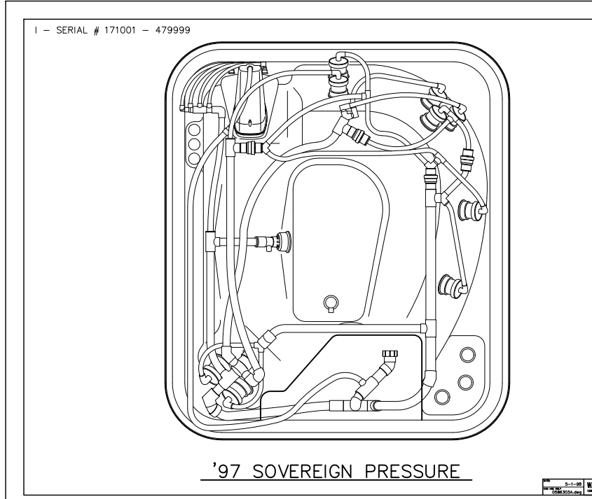 Plumbing leak on a Hot Spring Sovereign - Need plumbing diagram.