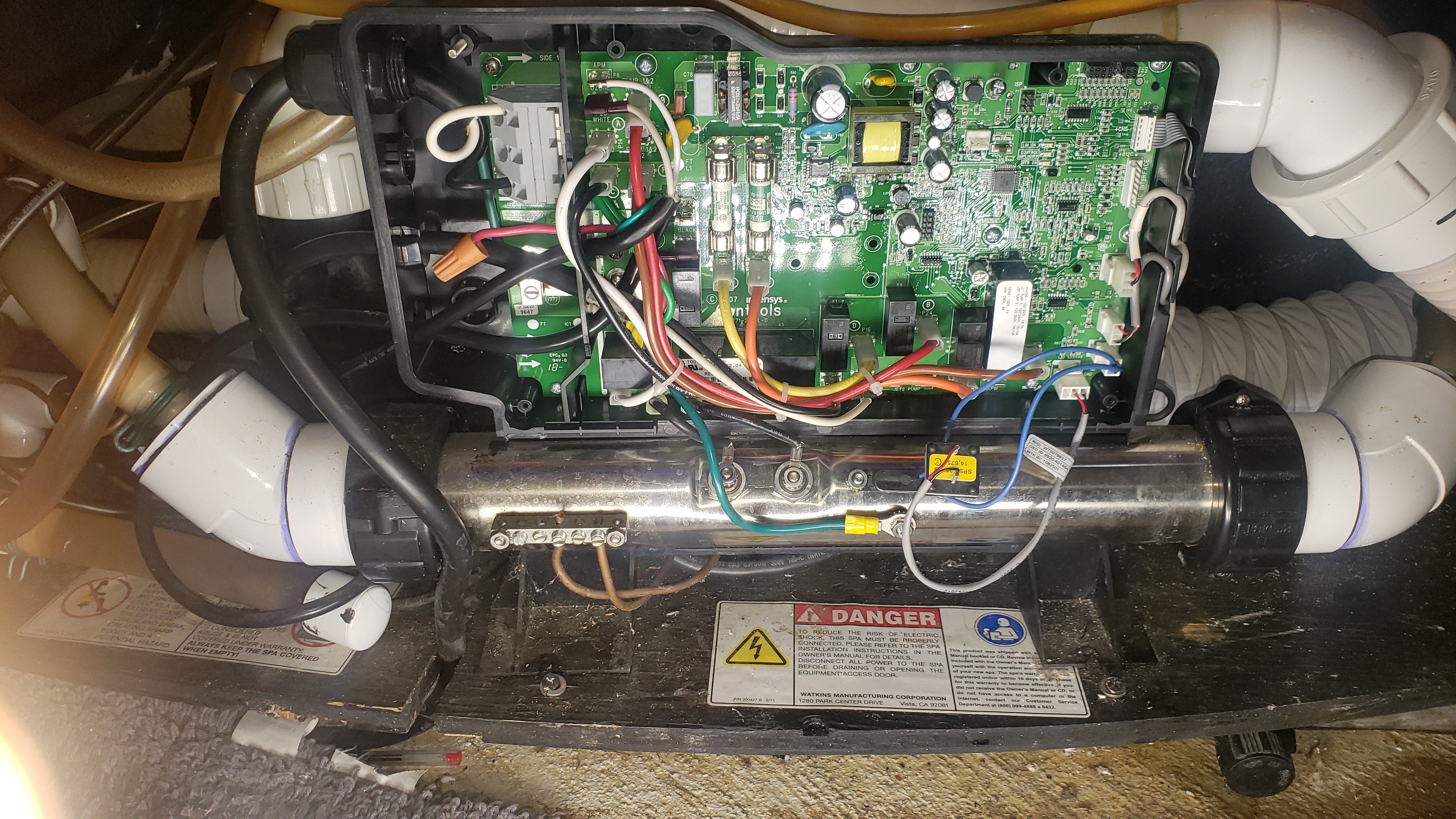 Hot Springs Hotspot 2015 won't heat, now jets won't turn on. Portable