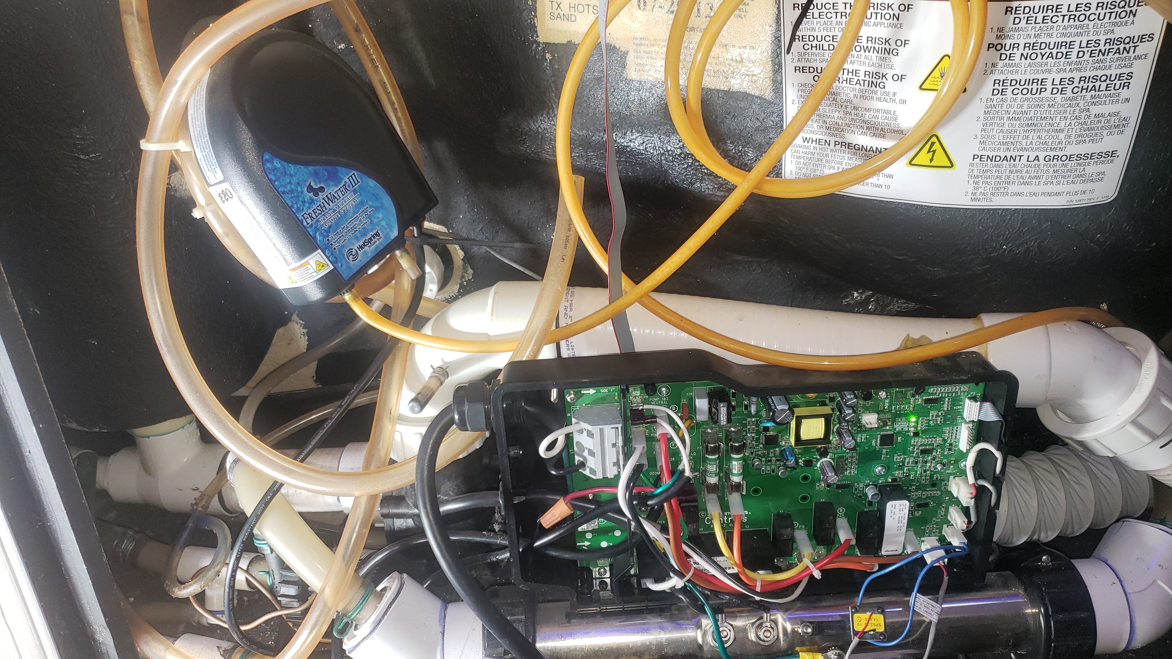 Hot Springs Hotspot 2015 won't heat, now jets won't turn on. Portable