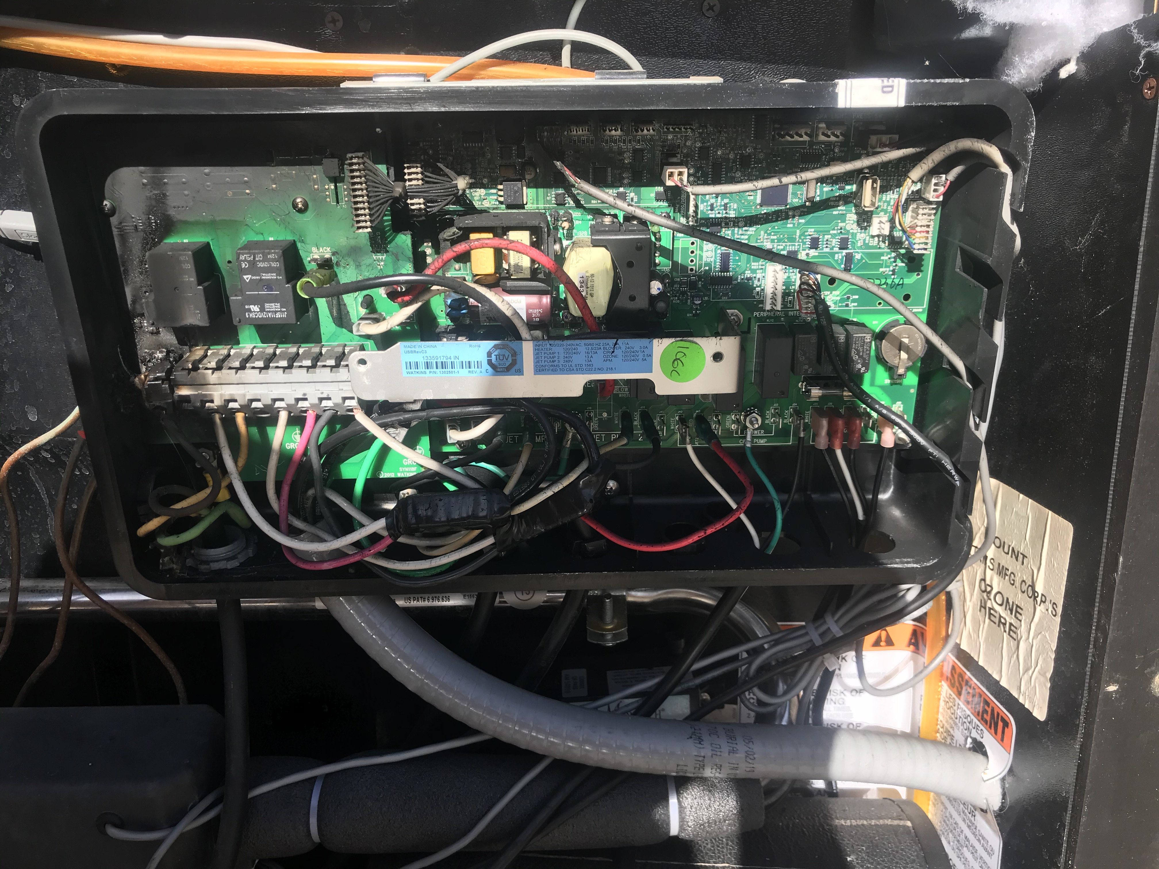 Spa Serial Number and Control Board Portable Hot Tubs & Spas Pool