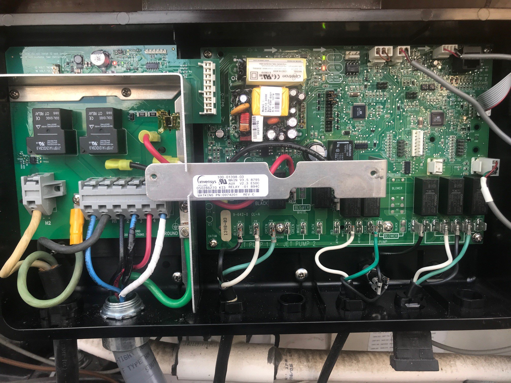 Tiger River Bangal Model MM No Heater - Blown Relay - Portable Hot Tubs &  Spas - Pool and Spa Forum  Iq 2020 Spa Control System Wiring Diagram    Pool Spa Forum