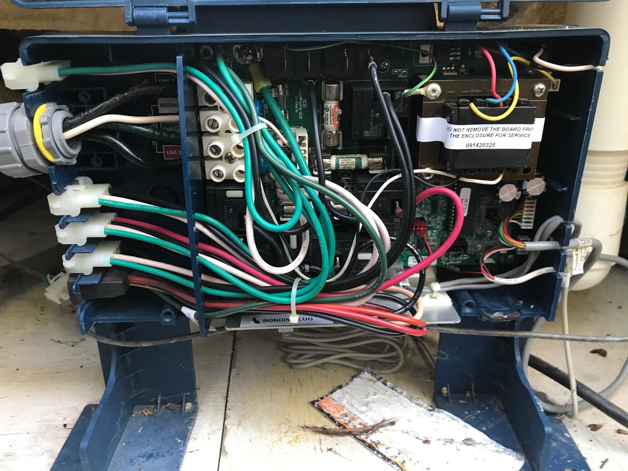 hot tub tripping GFCI with all components disconnected Portable Hot