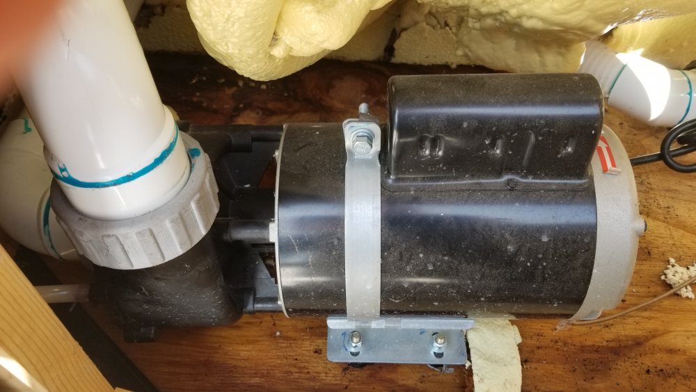 Jacuzzi Hot Tub leak at pump union Portable Hot Tubs & Spas Pool