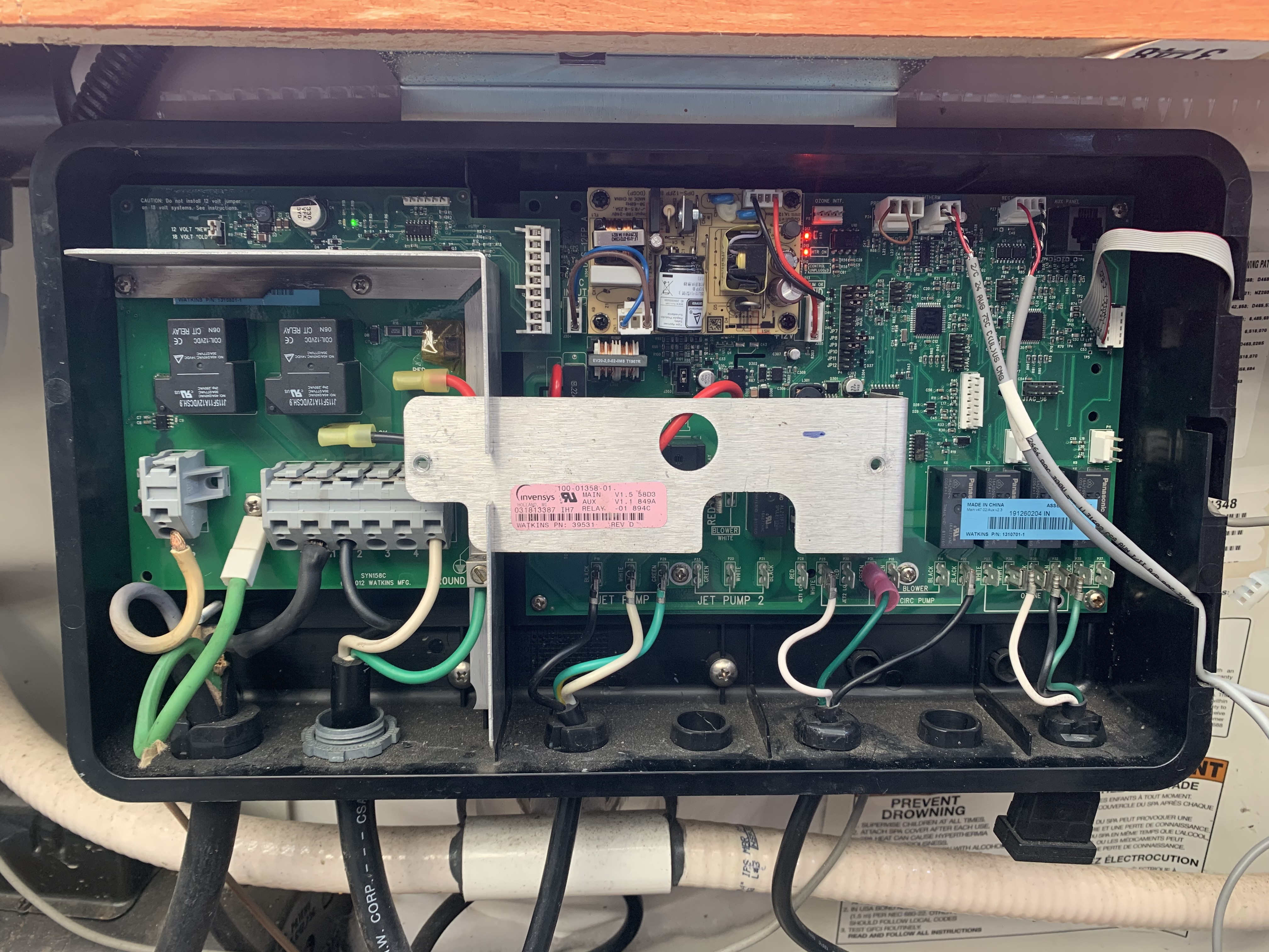 Tiger River iq2020 troubleshooting - Portable Hot Tubs & Spas - Pool and Spa Forum Iq 2020 Spa Control System Wiring Diagram Pool Spa Forum