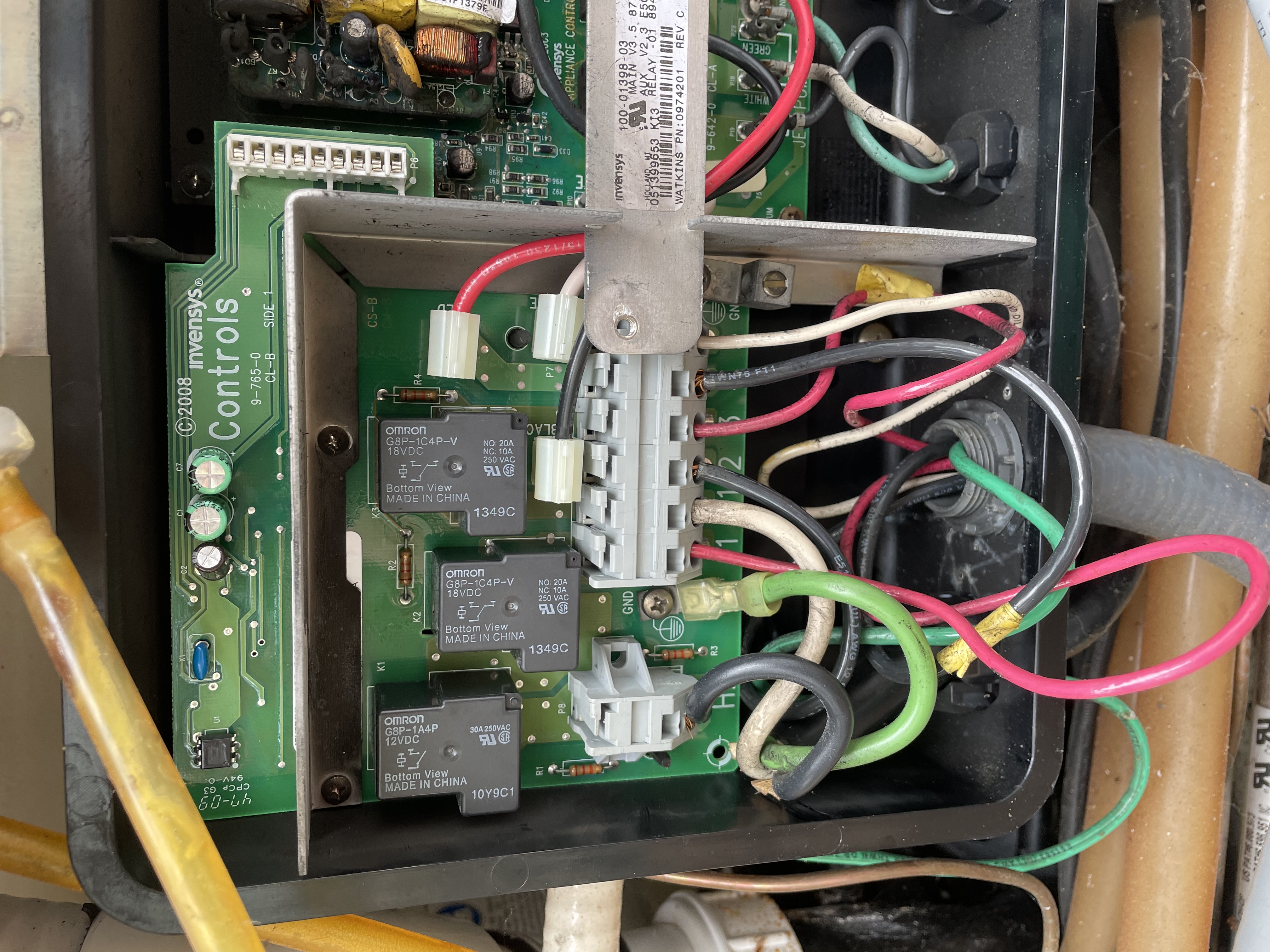 Hot Spring Vanguard VV Burnt Control Board - Portable Hot