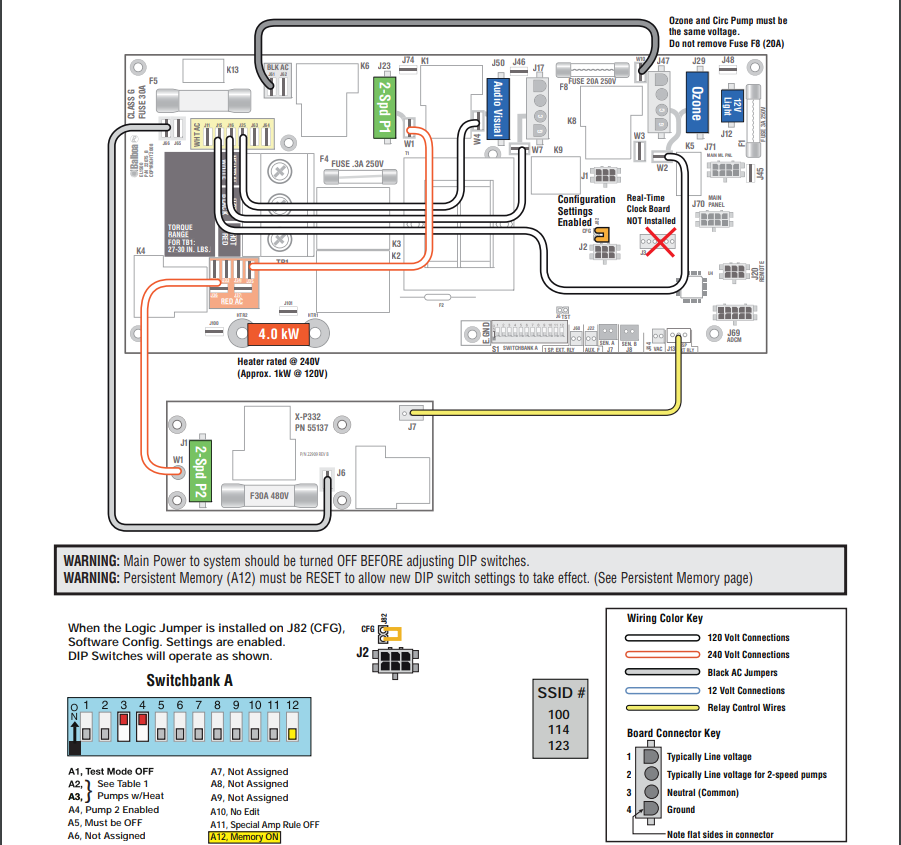 Master Spa Wiring Diagram