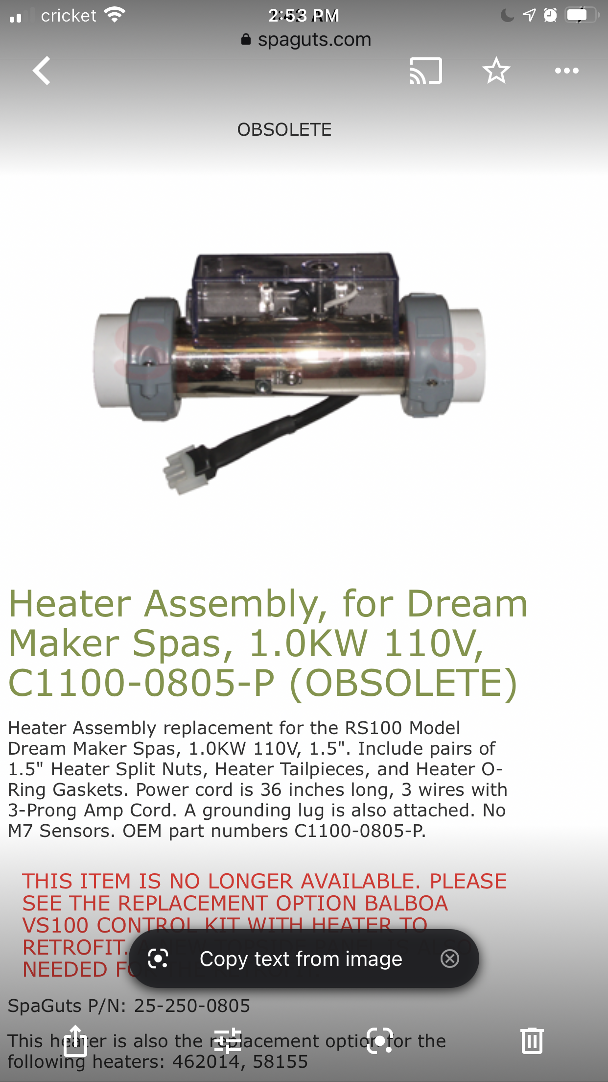 Dream Maker 400 heater - Portable Hot Tubs u0026 Spas - Pool and Spa Forum