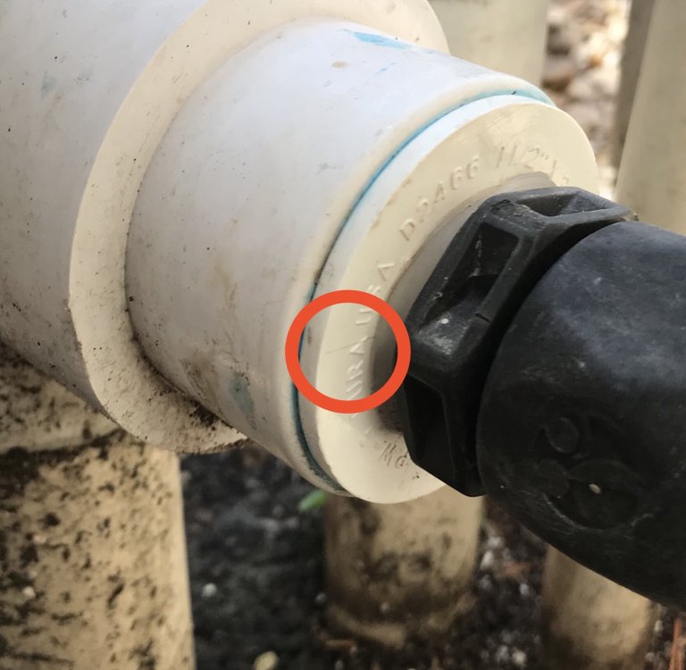 Cracked PVC adapter fitting All Swimming Pools Types Pool and Spa Forum