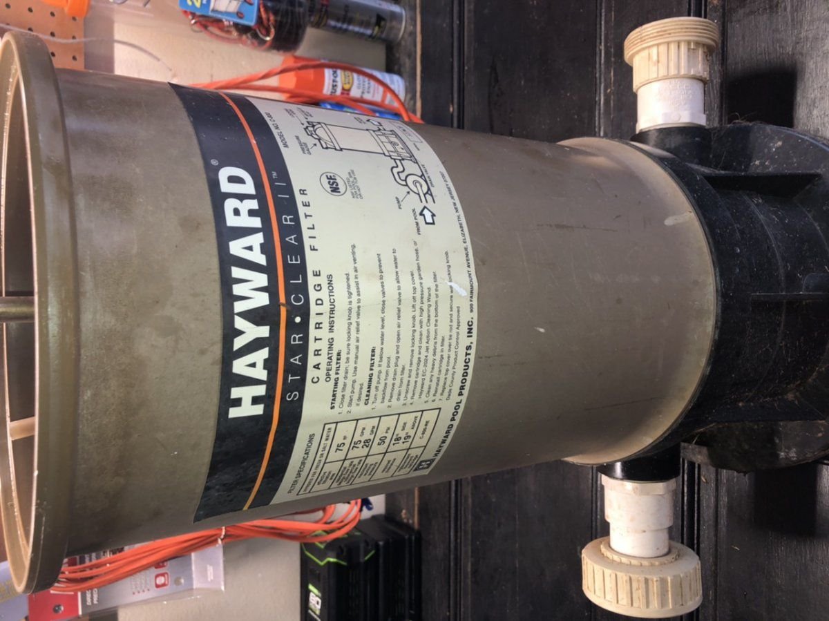 Cracked Hayward Star Clear II Filter Tank Body All Swimming Pools