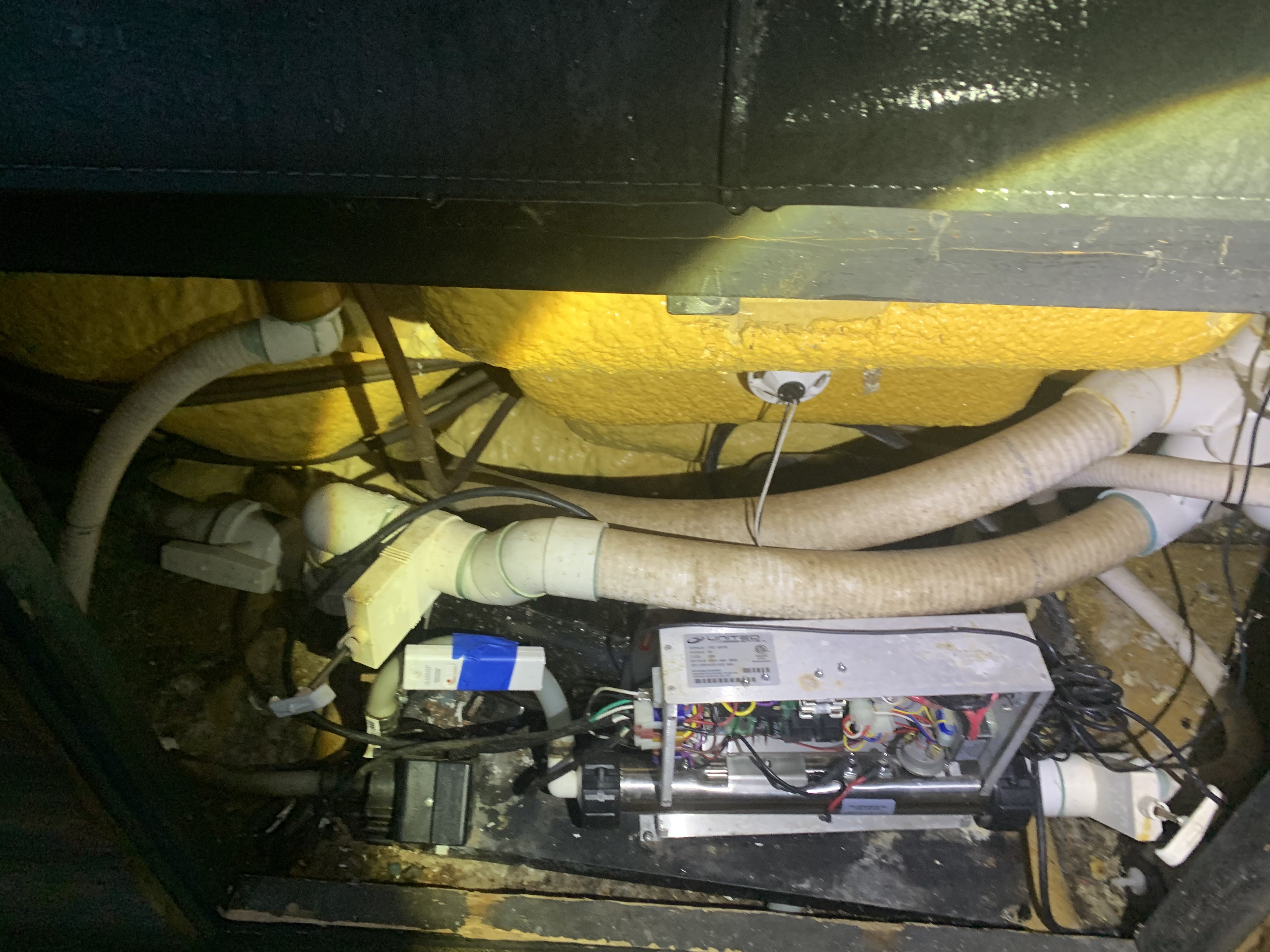 Spa heater replaced breaker still tripping Portable Hot Tubs