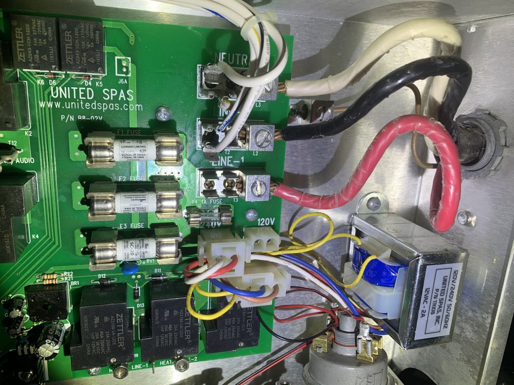Spa heater replaced breaker still tripping Portable Hot Tubs