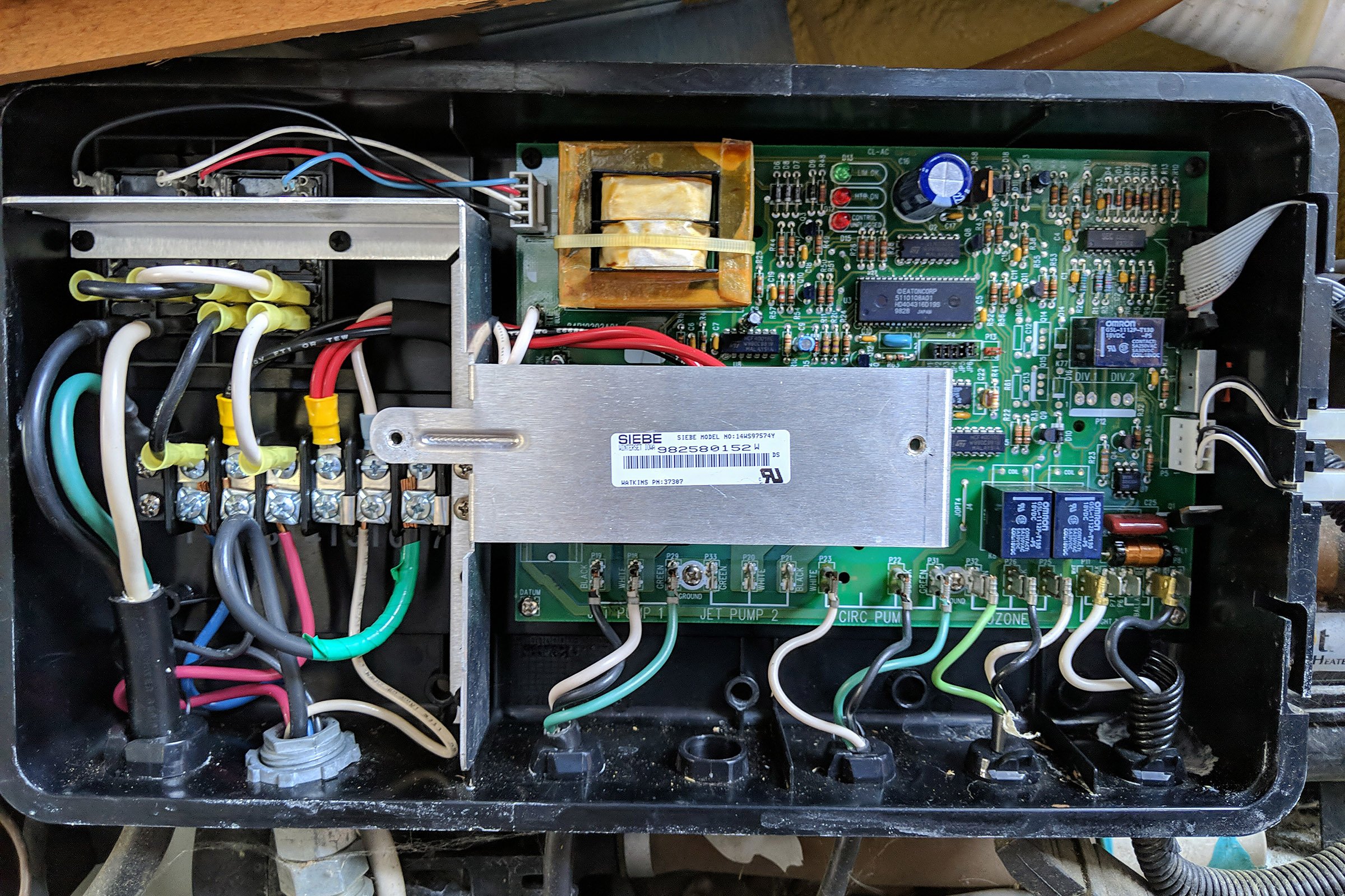 Hotsprings Prodigy tripping 110V breaker Portable Hot Tubs & Spas