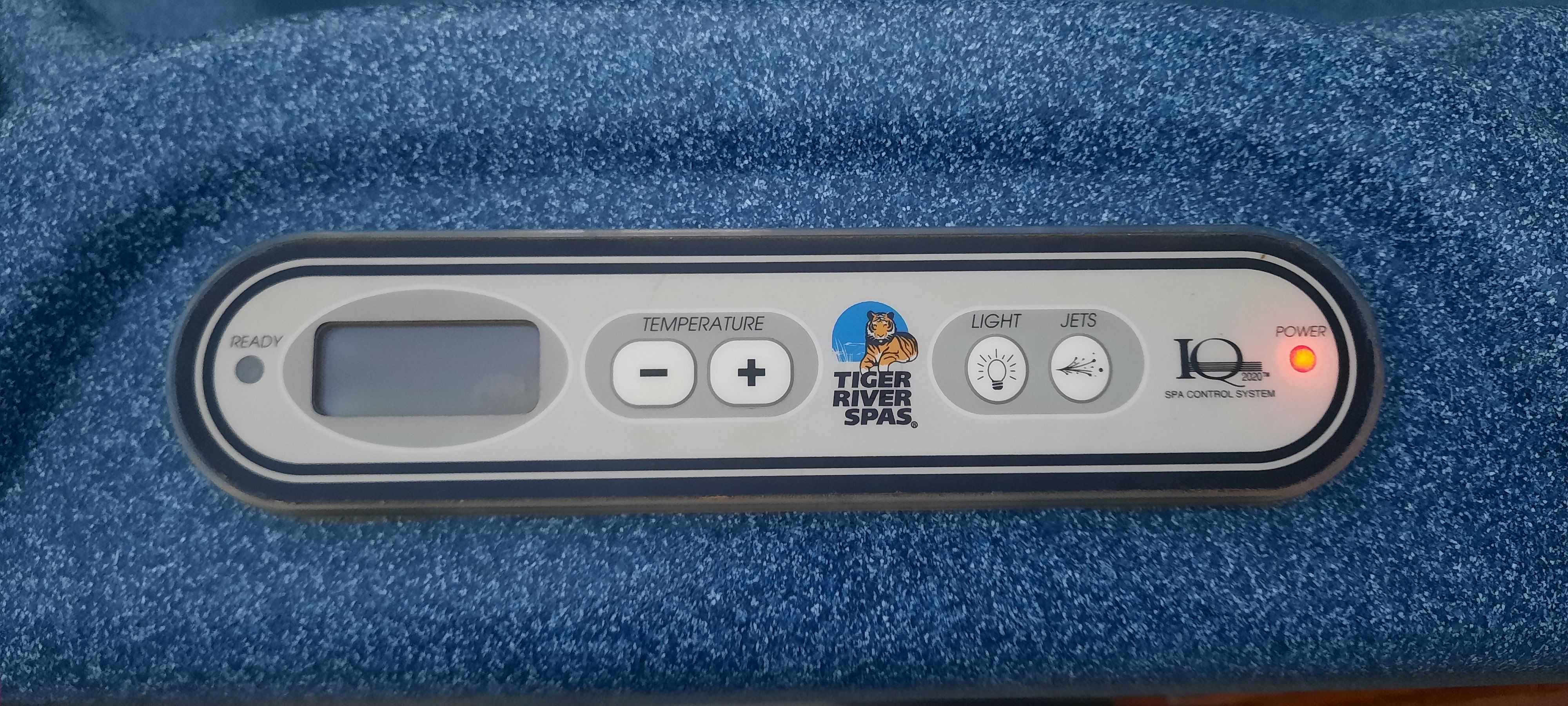 Tiger River Bengal Spa Model M 2003 control unplugged Light ON