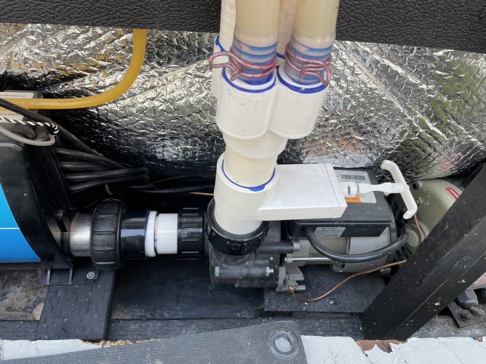 Tropic Seas Circulation Pump keeps getting air locked Portable Hot