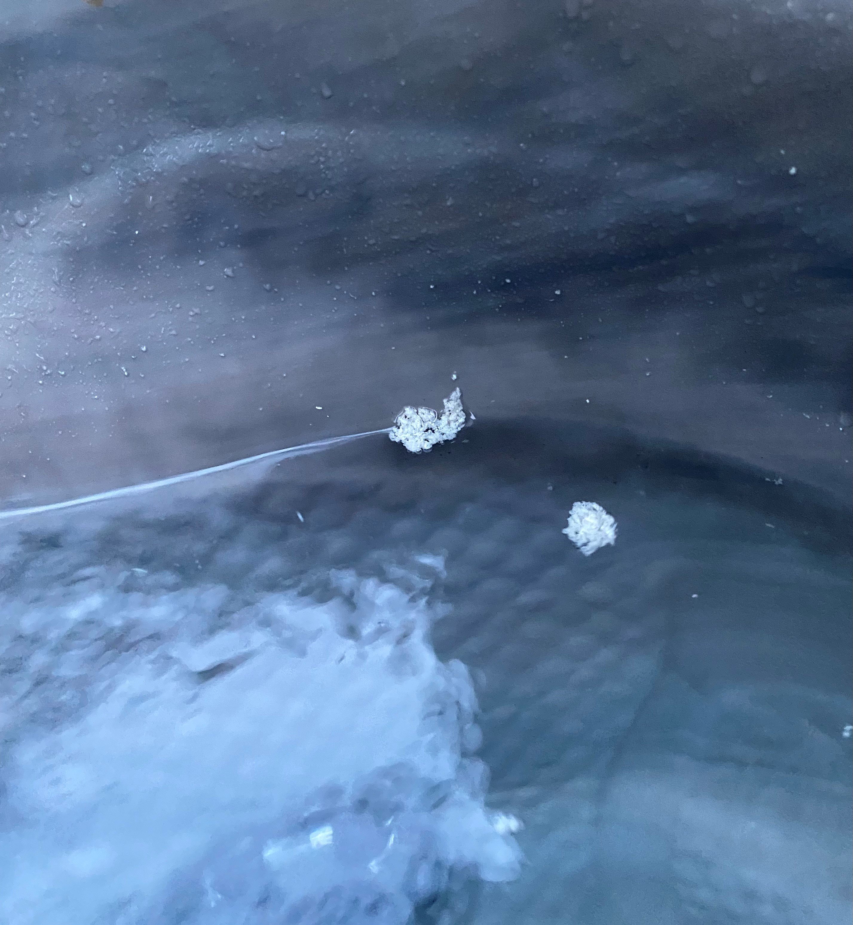 white stuff. how to tell what it is? Portable Hot Tubs & Spas Pool