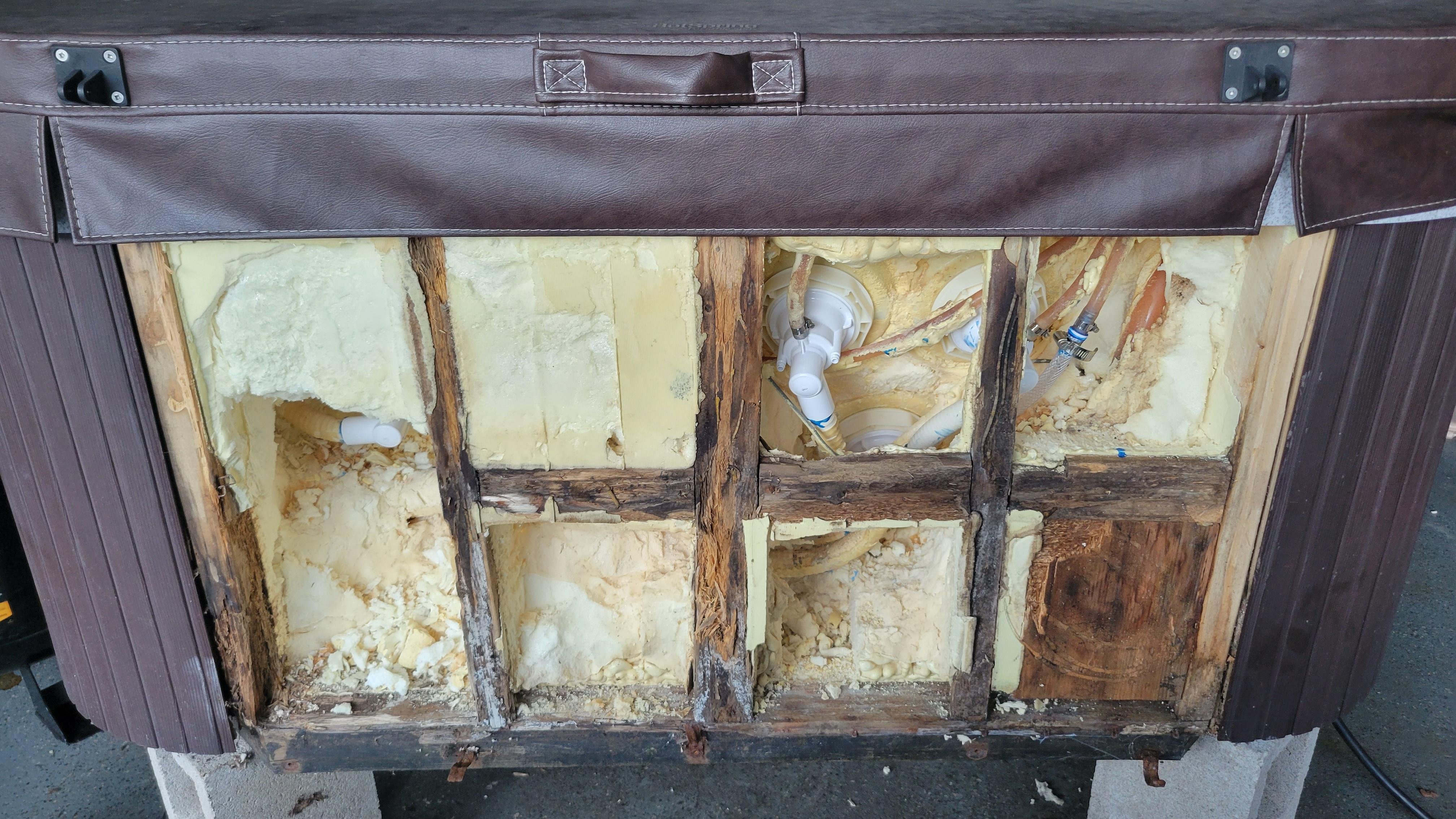 Best way to replace insulation? Portable Hot Tubs & Spas Pool and