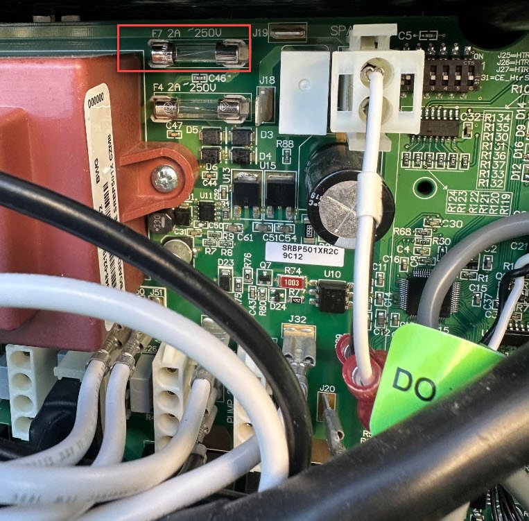 Hot Tub won't power on, keeps blowing a fuse Portable Hot Tubs & Spas