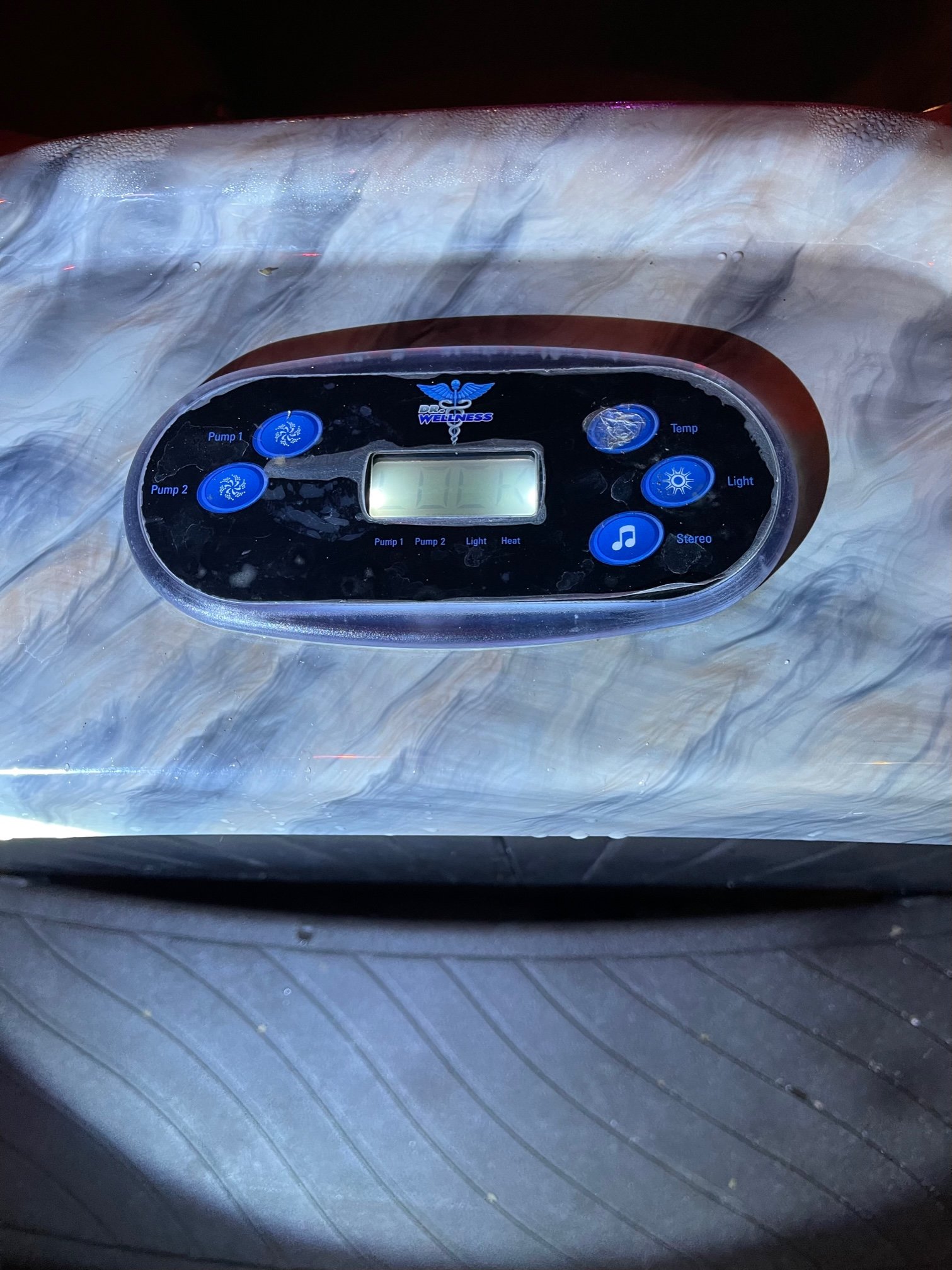 Dr. Wellness Spa locked control panel Portable Hot Tubs & Spas Pool