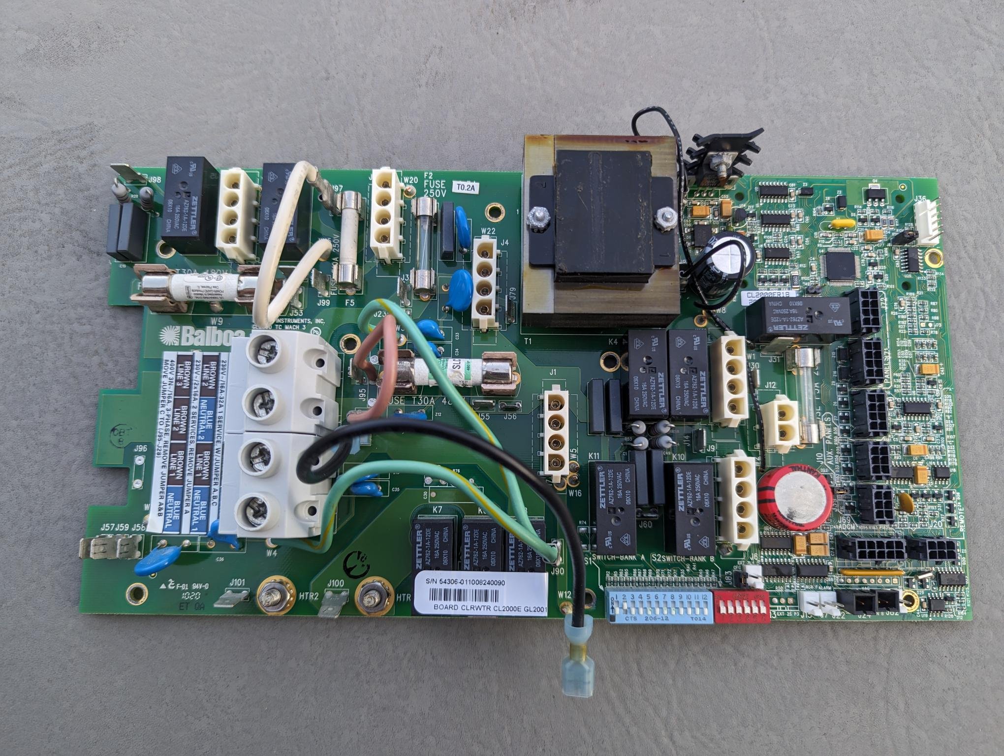 Clearwater Spa Monaco 3 / nothing working except the circulation pump