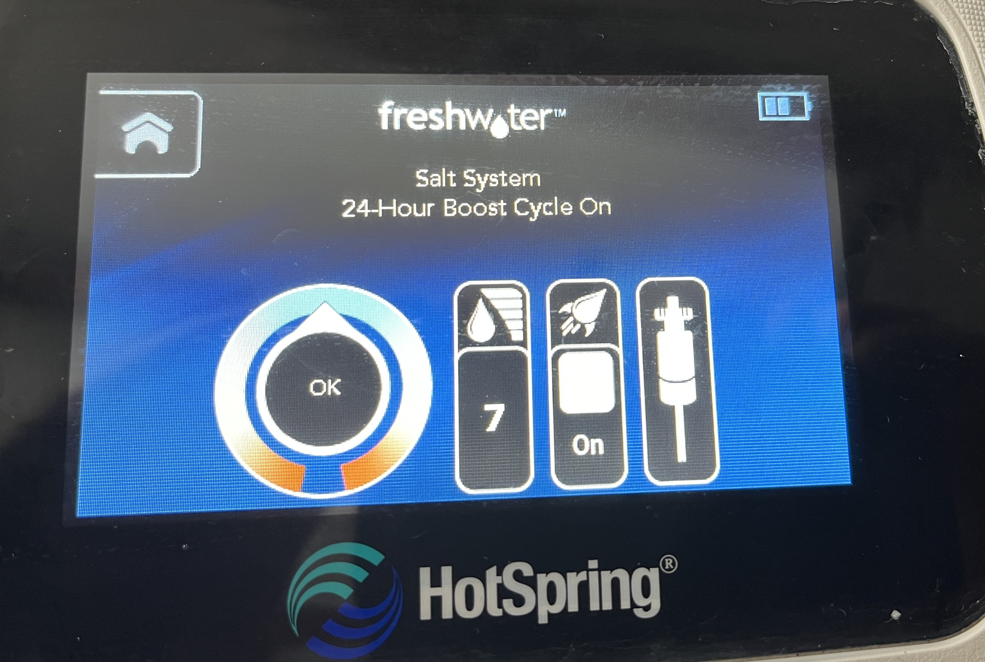 can't keep chlorine levels up in Hot Springs saltwater spa Hot Tub Water Chemistry Pool and