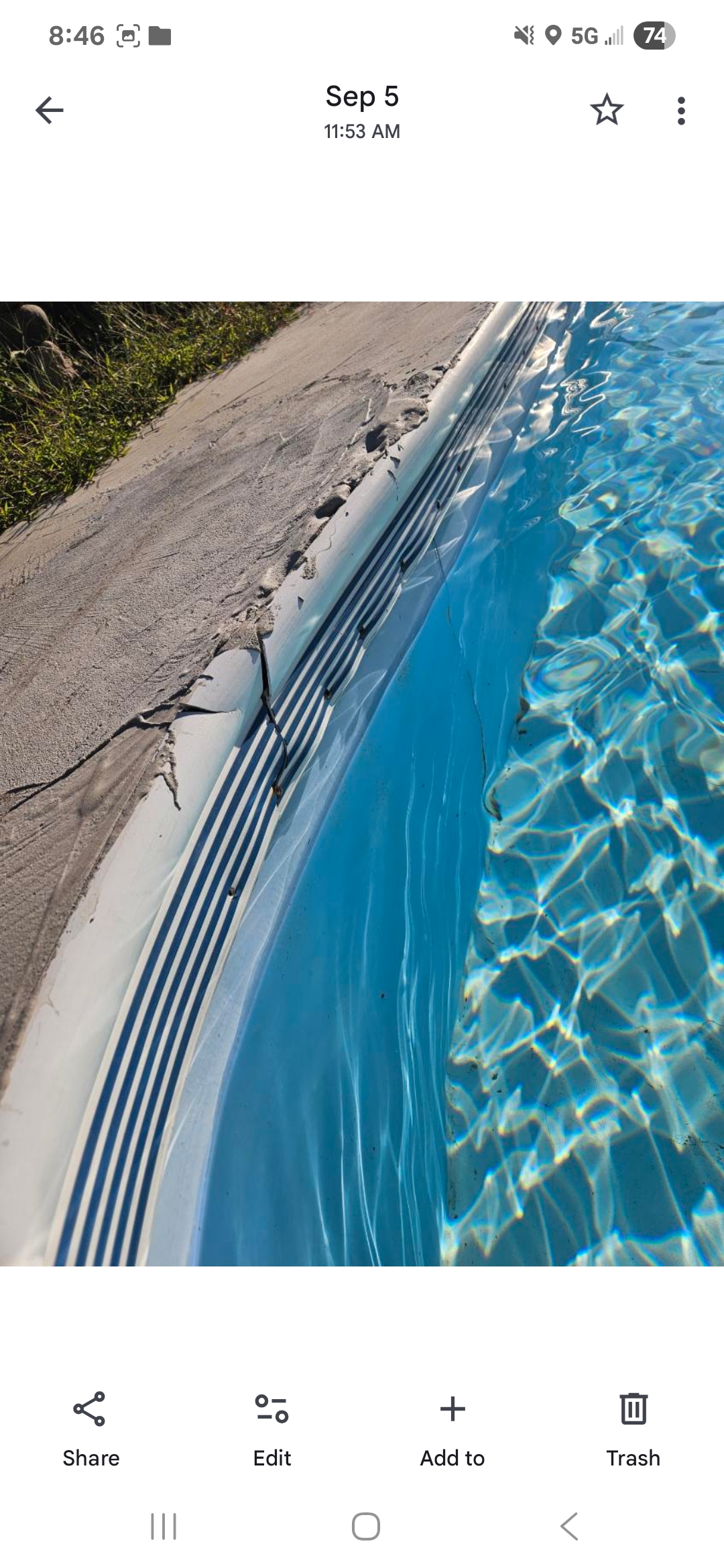 Fiberglass pool coping replacement All Swimming Pools Types Pool